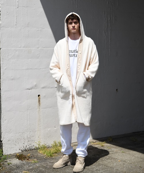 「SUPERTHANKS」 コート M オフホワイト メンズ_画像2