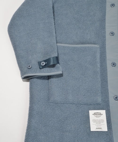 「SUPERTHANKS」 コート M オフホワイト メンズ_画像9