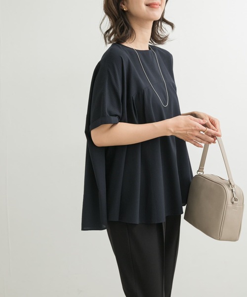 URBAN RESEARCH DOORS tシャツ フレア切替えブラウス レディース