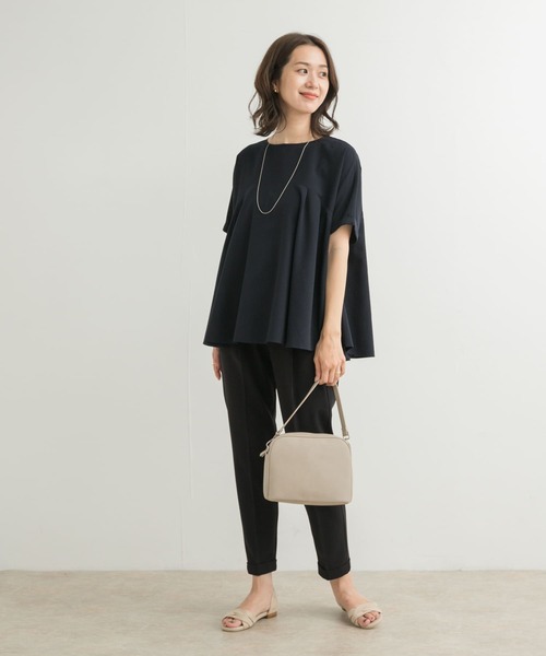 URBAN RESEARCH DOORS tシャツ フレア切替えブラウス レディース