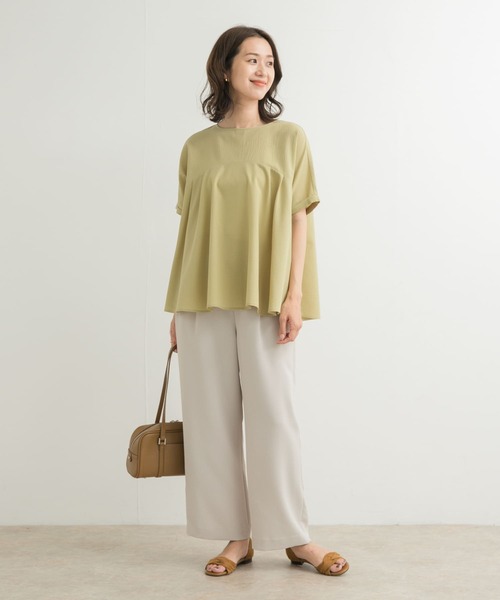 URBAN RESEARCH DOORS tシャツ フレア切替えブラウス レディース