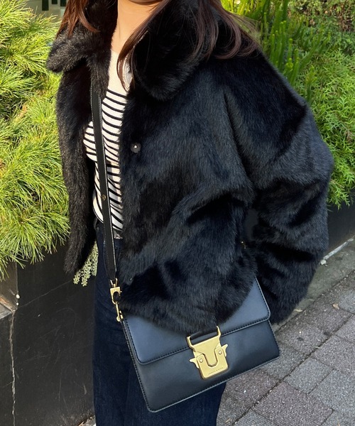 「JUNOAH」 ジャケット MEDIUM グレイッシュベージュ レディース_画像4