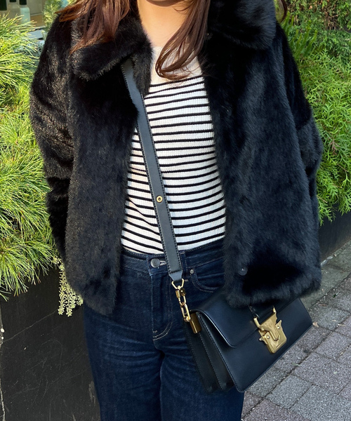 「JUNOAH」 ジャケット MEDIUM グレイッシュベージュ レディース_画像6