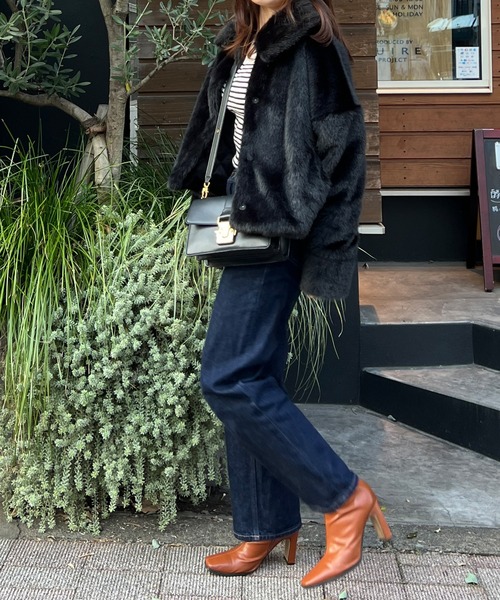 「JUNOAH」 ジャケット MEDIUM グレイッシュベージュ レディース_画像8