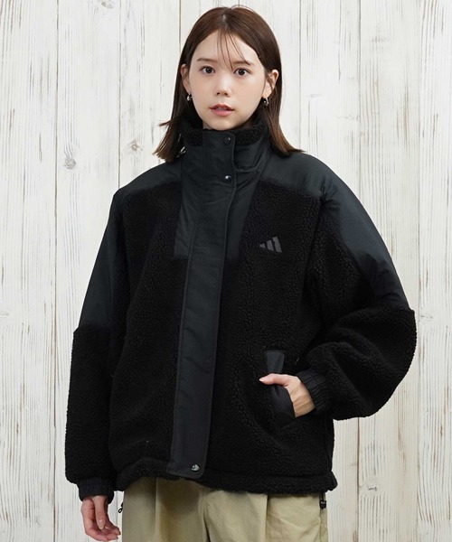 adidas（アディダス） コート アウター ボアジャケット CQ650