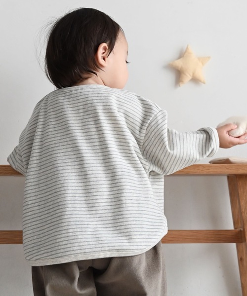 PUPPAPUPO（プッパプーポ） トレーナー 裾バインダー スウェット
