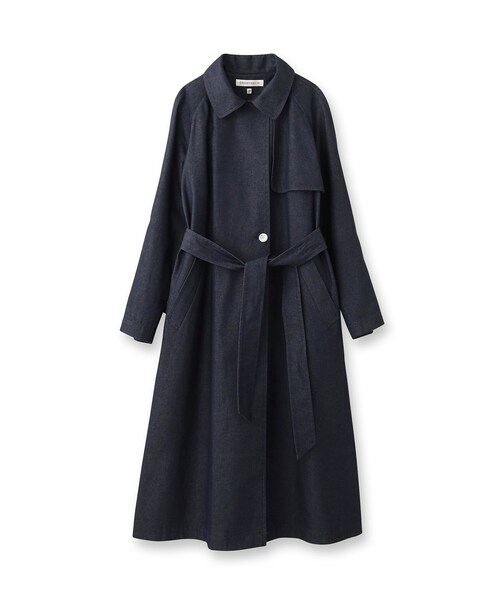 ドレステリア　ヘリテージステンドカラーコート ネイビー　38 DRESSTERIOR（ドレステリア） トレンチコート 38 ネイビー レディース