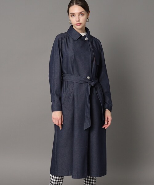 DRESSTERIOR（ドレステリア） トレンチコート 38 ネイビー レディース