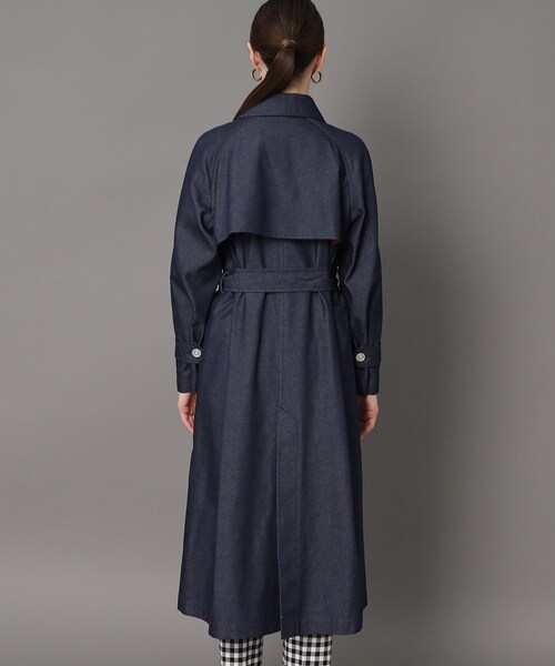 DRESSTERIOR（ドレステリア） トレンチコート 38 ネイビー レディース