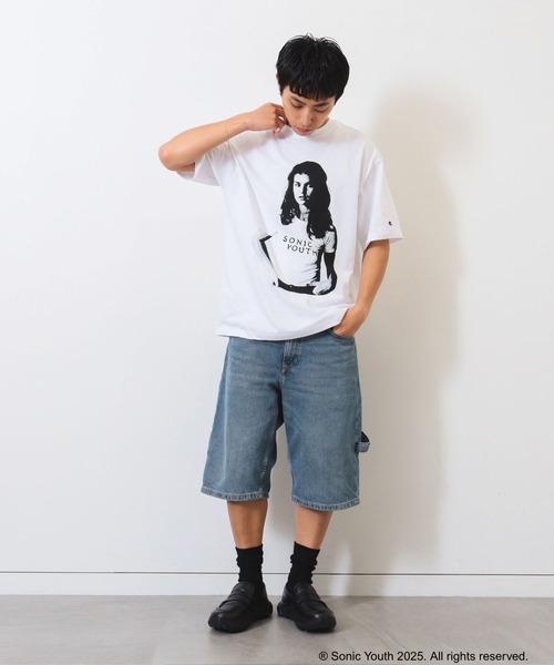 Champion tシャツ 「別注」Champion × SONIC YOUTH / SHORT