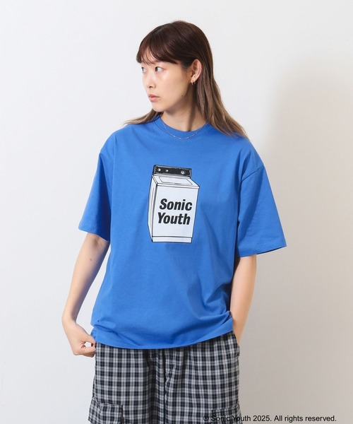 ソニックユース　チャンピオン別注　Tシャツ バンドtシャツ　コラボ 本日発売！Champion for BEAMS × SONIC YOUTH 別注 のプリント T