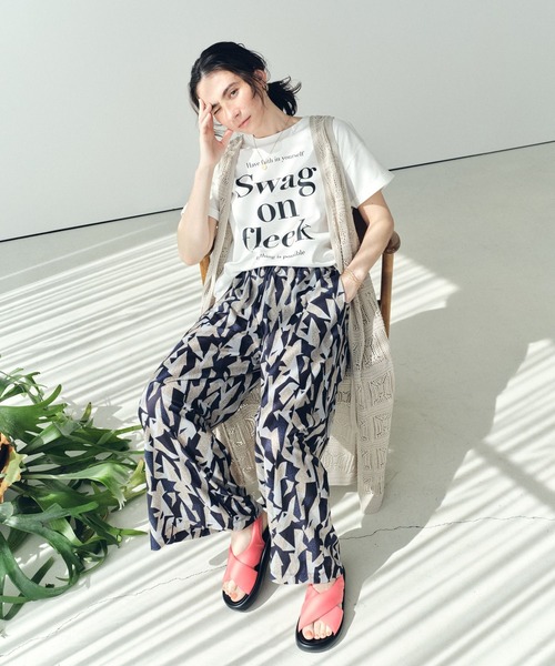 「BAYFLOW」 半袖Tシャツ MEDIUM イエロー レディース