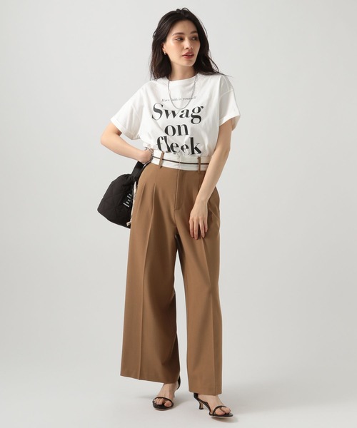 「BAYFLOW」 半袖Tシャツ MEDIUM イエロー レディース