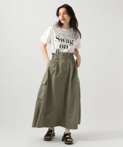 「BAYFLOW」 半袖Tシャツ MEDIUM イエロー レディース