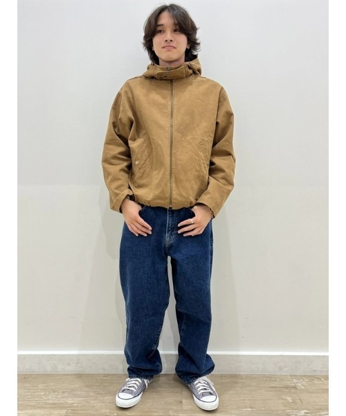 GAP コート ジャケット フード付き キャンバスジャケット メンズ