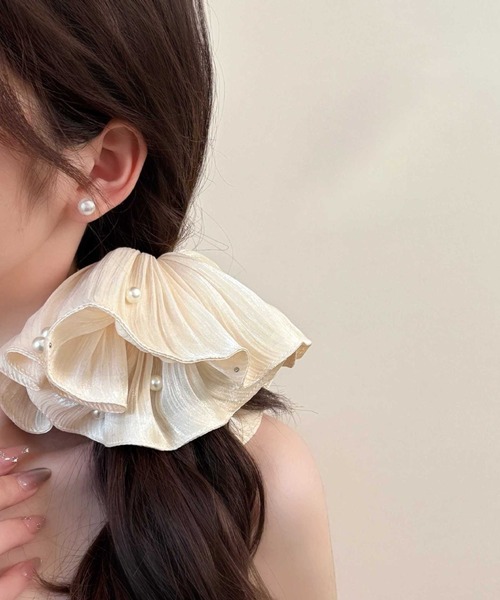I be. シュシュ パール付きシュシュ : ZOZOTOWN Yahoo!店 - 通販