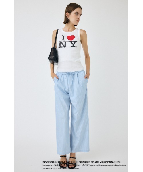 MOUSSY（マウジー） タンクトップ ノースリーブ I LOVE NY PATCH