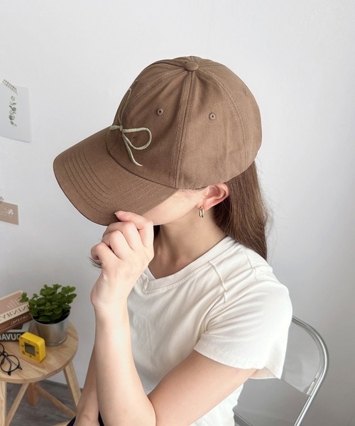 Dewlily キャップ 帽子 レディース 髪をおろしてもまとめてもコーデの