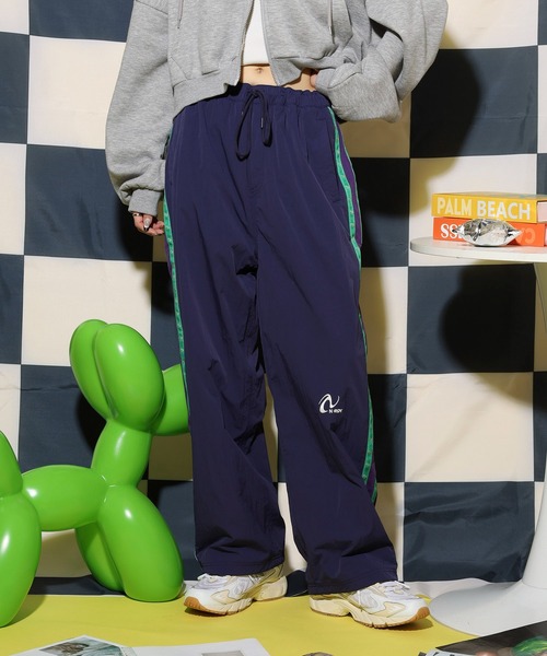 NERDY ブラック ウーブンパンツ M NERDY ブラック ウーブンパンツ M