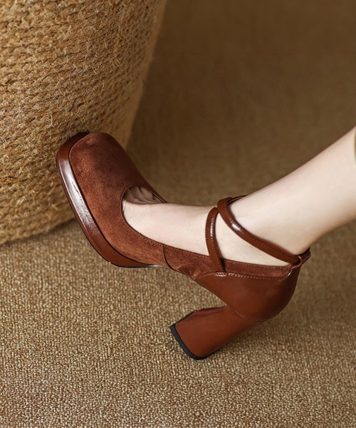 「Miniministore」 パンプス 22.5cm ブラウン レディース