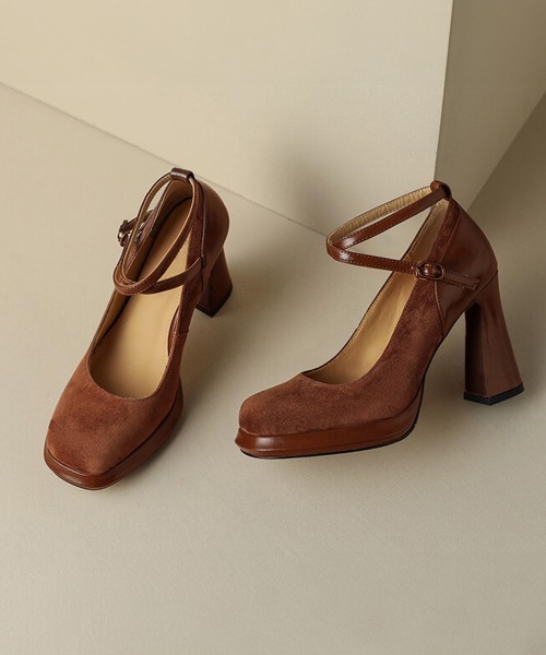 「Miniministore」 パンプス 22.5cm ブラウン レディース