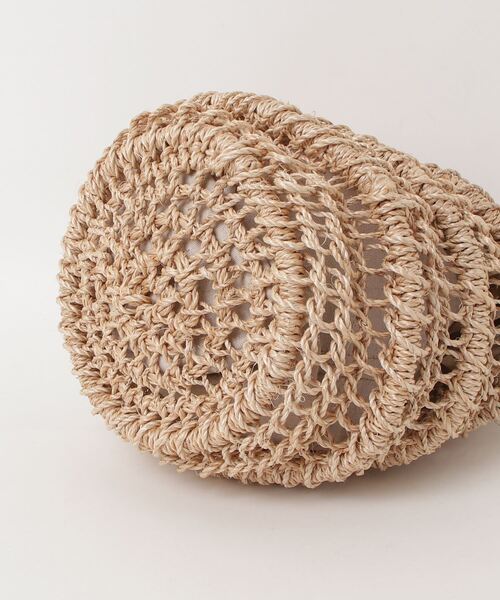 「human woman」 「The Bagmati」かごバッグ フリ- ベージュ レディース_画像3