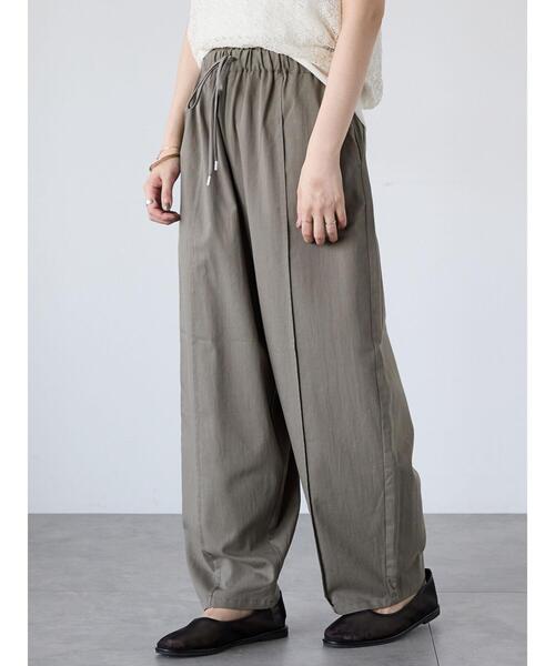 Lugnoncure パンツ コットンカーブパンツ レディース : ZOZOTOWN