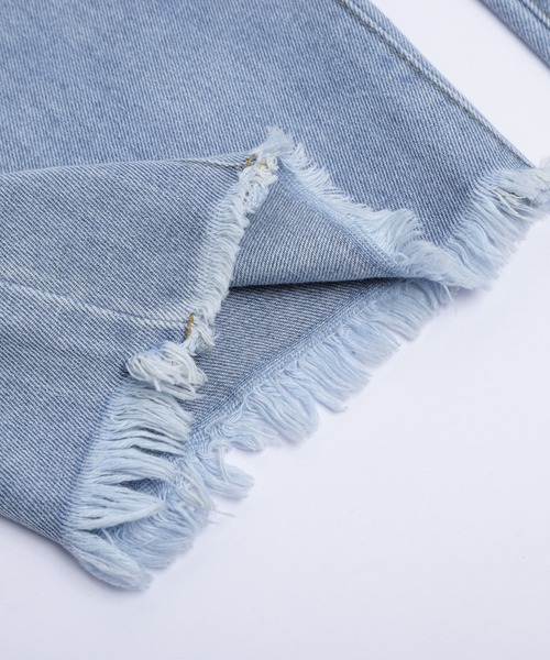 「SUGAR BISKET」 加工デニムパンツ L グレー レディース