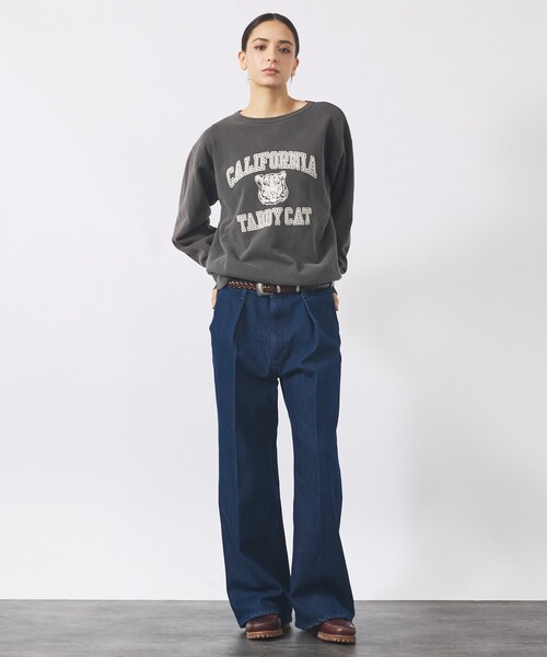 【MIXTA】キャットプリントスウェット 楽天市場】ミクスタ Mixta キャットプリント ラグランスリーブ