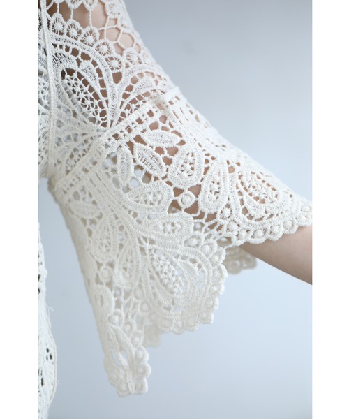 「CAWAII」 7分袖ブラウス FREE アイボリー レディース_画像5