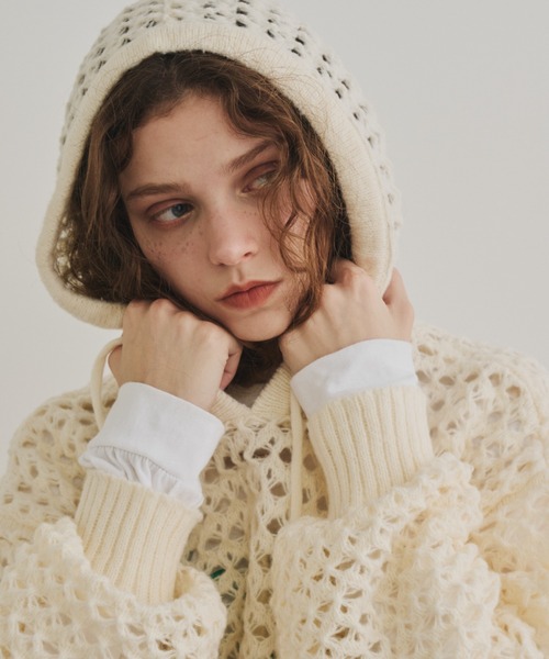 未使用／即完売品／8 YARDS フード付きセーター ベージュ 未使用／即完売品／8 YARDS フード付きセーター ベージュ 未使用