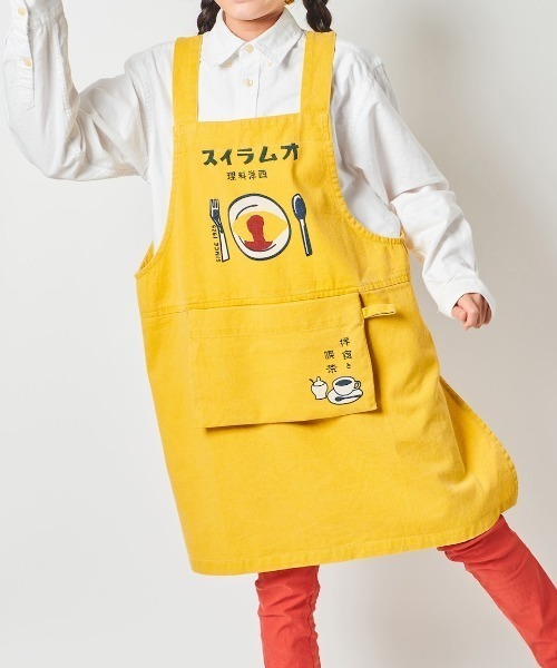 AND PACKABLE（アンドパッカブル） エプロン バンダナセット キッズ