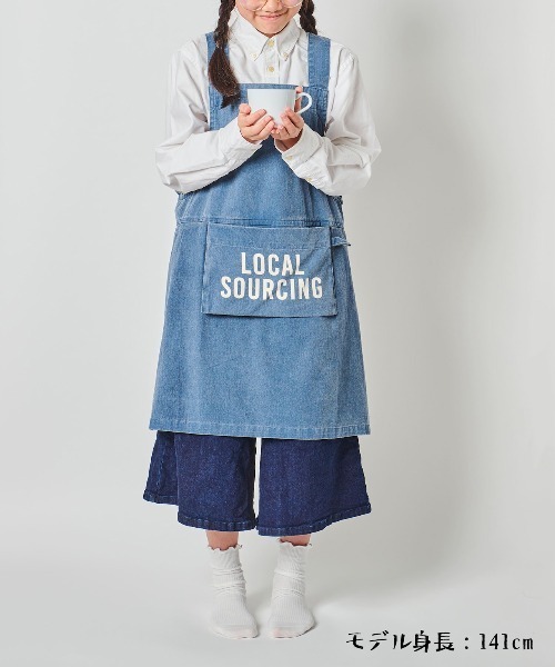 AND PACKABLE（アンドパッカブル） エプロン バンダナセット キッズ