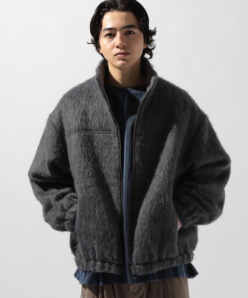 niko and…（ニコアンド） ブルゾン アウター シャギースタンドブルゾン