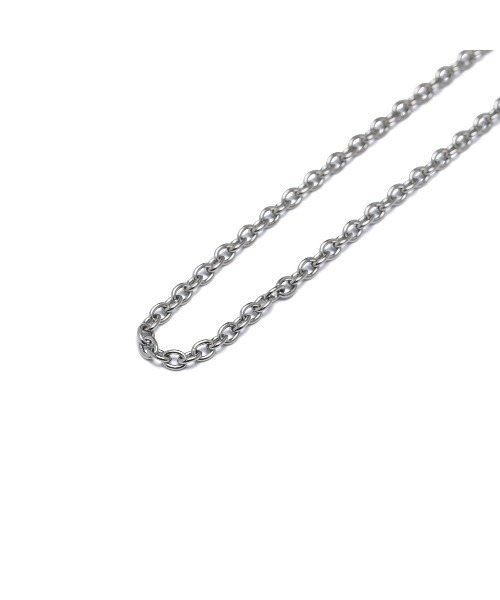ネックレス TI22/チタン あずきチェーンネックレス (太) 50cm メンズ レディース（金属アレルギー対応） メンズ レディースの画像