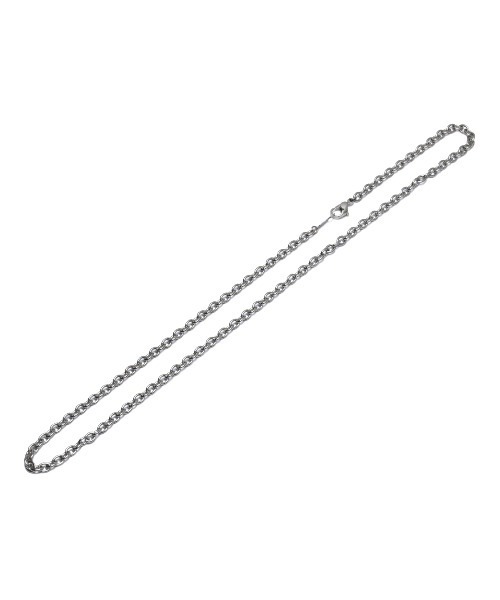 ネックレス TI22/チタン あずきチェーンネックレス (太) 50cm メンズ レディース（金属アレルギー対応） メンズ レディースの画像