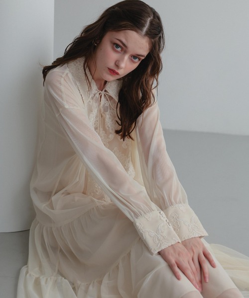 Dorry Doll（ドリードール） ドレス デザインカラーモールレースドレス