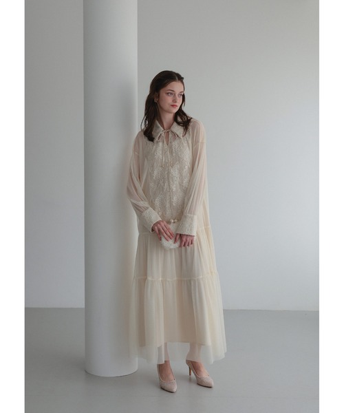 Dorry Doll（ドリードール） ドレス デザインカラーモールレースドレス