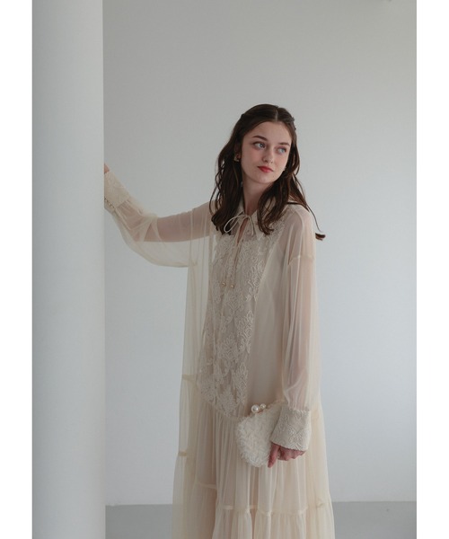 Dorry Doll（ドリードール） ドレス デザインカラーモールレースドレス