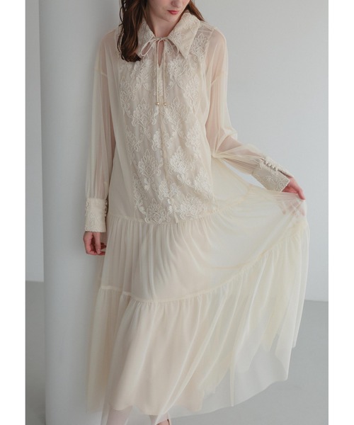 Dorry Doll（ドリードール） ドレス デザインカラーモールレースドレス