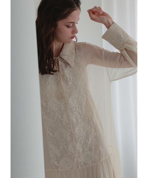 Dorry Doll（ドリードール） ドレス デザインカラーモールレースドレス