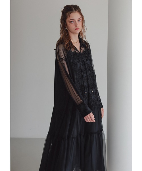 Dorry Doll（ドリードール） ドレス デザインカラーモールレースドレス