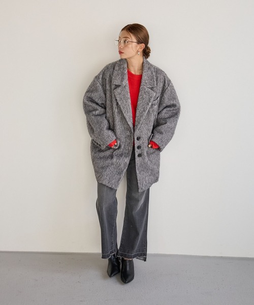 BAYFLOW（ベイフロー） ジャケット テーラードジャケット シャギー