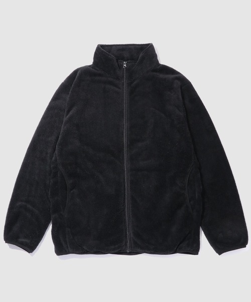 NAVY ブルゾン アウター シャギーフリースジップジャケット メンズ