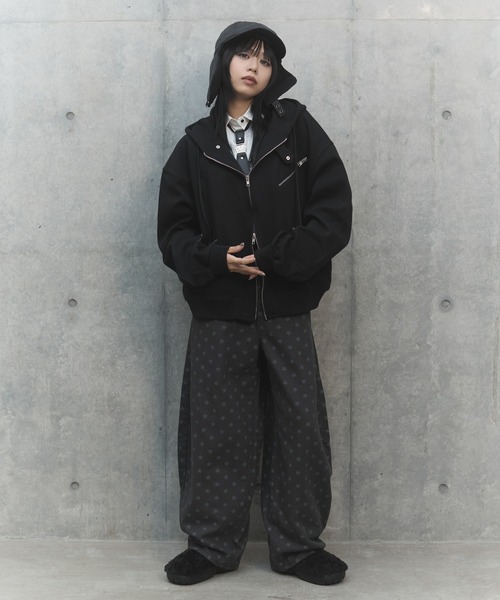 パーカー パンクマルチZIPパーカー レディース メンズ : ZOZOTOWN