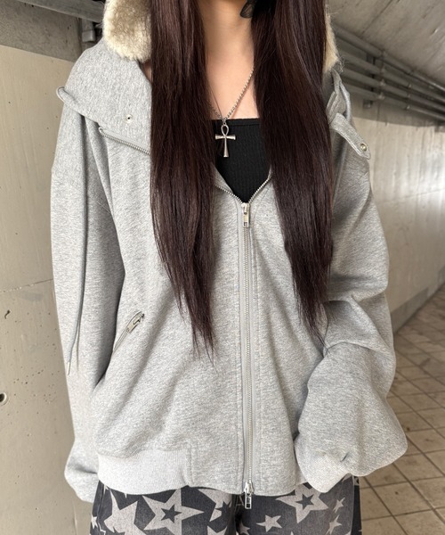 パーカー パンクマルチZIPパーカー レディース メンズ : ZOZOTOWN