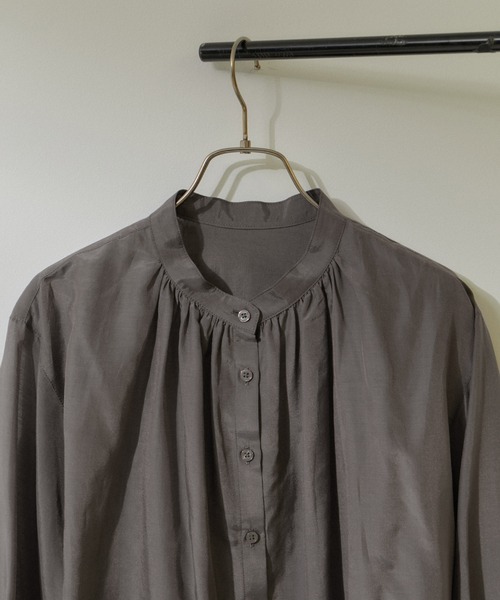 「SALON adam et rope'」 長袖ブラウス FREE ピンク レディース_画像7