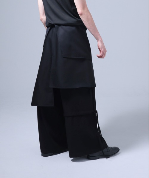 スカート undercover layered design skirt Ruze スカート Asymmetry layered wrap skirt / アシンメトリー