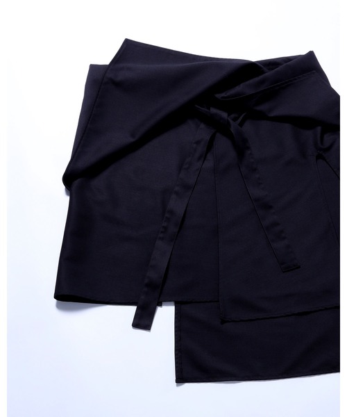 Ruze スカート Asymmetry layered wrap skirt / アシンメトリー