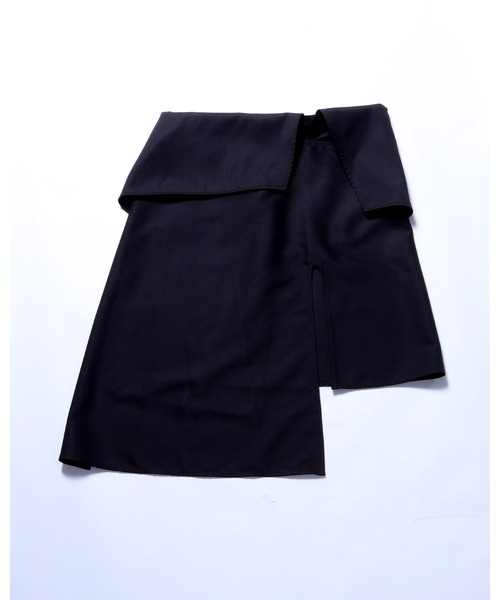 Ruze スカート Asymmetry layered wrap skirt / アシンメトリー